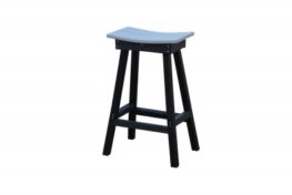 Bar Stool w/Curved Seat