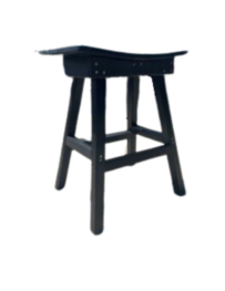 Counter Height Stool w/Curved Seat