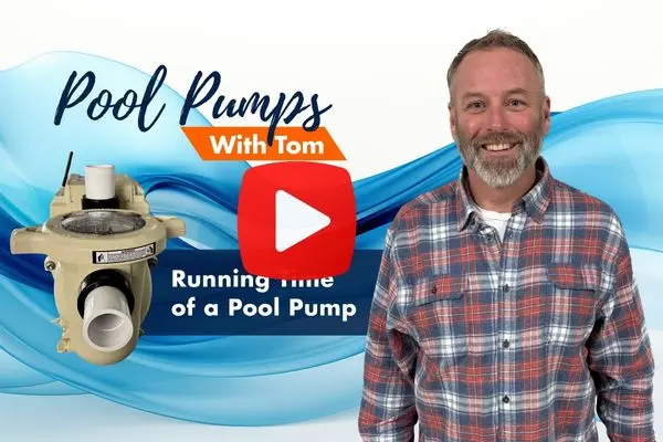 Running time of a pool pump