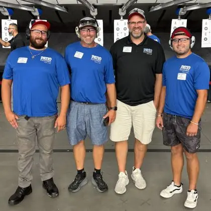 Team bonding shooting range