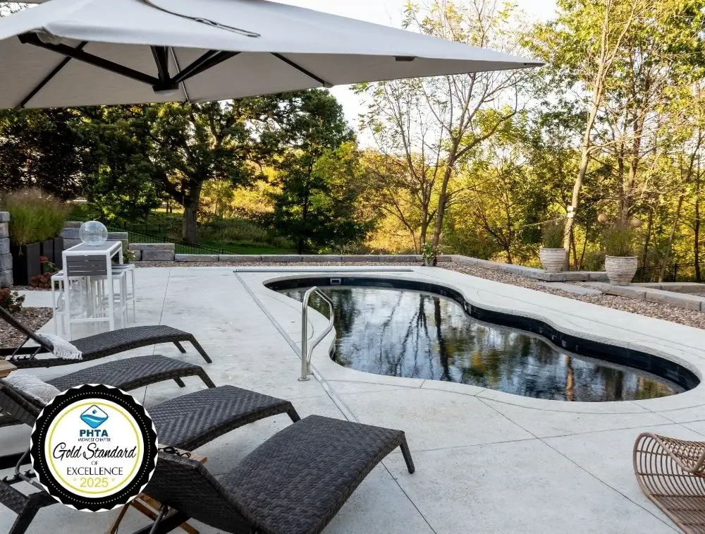 Inground Fiberglass Pool Fantasy (Award-Winning)